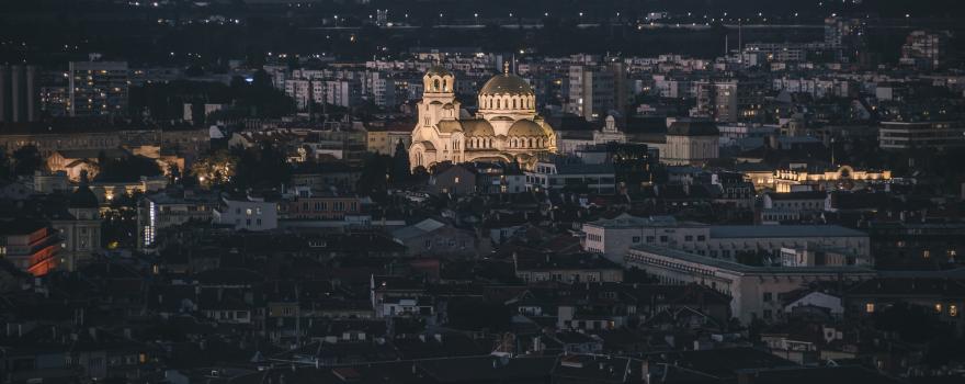 Sofia at night: SEMIC 2018
