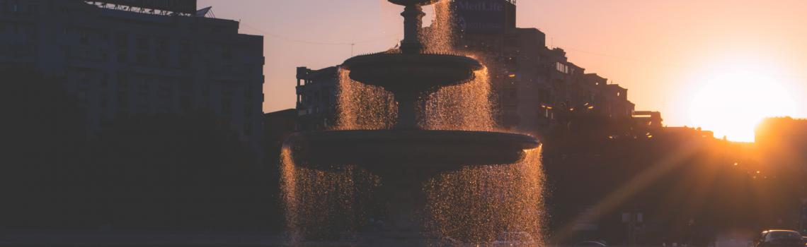 Fountain in Bucharest 